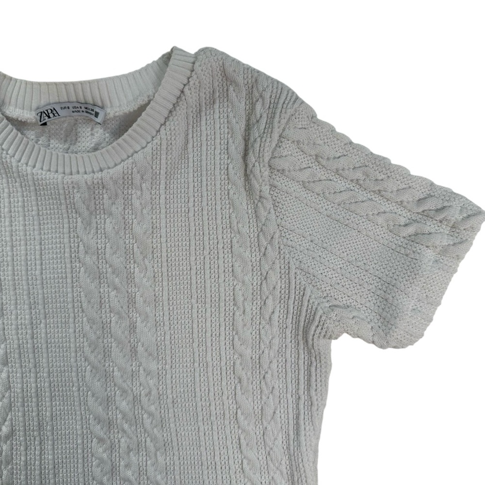 Zara Knit Cropped Top - Picture 2 of 3